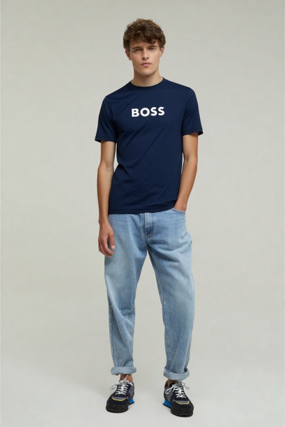 BOSS-TEE PRUSSIAN BLUE