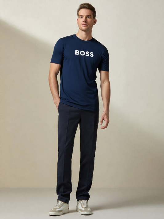 BOSS-TEE PRUSSIAN BLUE